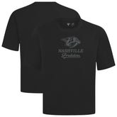 Nashville Predators Levelwear Shadow Surge Luxe Signature Knit T-Shirt - Black T-shirts