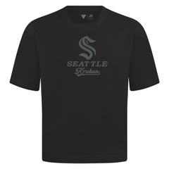 Seattle Kraken Levelwear Shadow Surge Luxe Signature Knit T-Shirt - Black T-shirts
