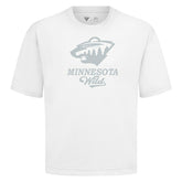 Minnesota Wild Levelwear Shadow Surge Luxe Signature Knit T-Shirt - White T-shirts