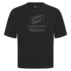 Carolina Hurricanes Levelwear Shadow Surge Luxe Signature Knit T-Shirt - Black T-shirts