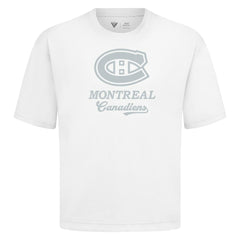 Montreal Canadiens Levelwear Shadow Surge Luxe Signature Knit T-Shirt - White T-shirts