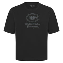 Montreal Canadiens Levelwear Shadow Surge Luxe Signature Knit T-Shirt - Black T-shirts