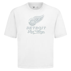 Detroit Red Wings Levelwear Shadow Surge Luxe Signature Knit T-Shirt - White T-shirts