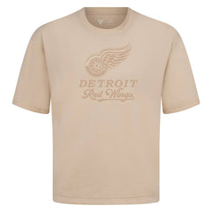 Detroit Red Wings Levelwear Shadow Surge Luxe Signature Knit T-Shirt - Khaki T-shirts