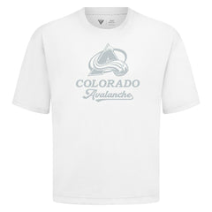 Colorado Avalanche Levelwear Shadow Surge Luxe Signature Knit T-Shirt - White T-shirts