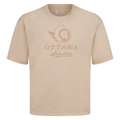 Ottawa Senators Levelwear Shadow Surge Luxe Signature Knit T-Shirt - Khaki T-shirts