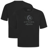 Ottawa Senators Levelwear Shadow Surge Luxe Signature Knit T-Shirt - Black T-shirts
