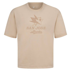 San Jose Sharks Levelwear Shadow Surge Luxe Signature Knit T-Shirt - Khaki T-shirts