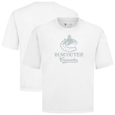 Vancouver Canucks Levelwear Shadow Surge Luxe Signature Knit T-Shirt - White T-shirts