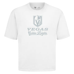 Vegas Golden Knights Levelwear Shadow Surge Luxe Signature Knit T-Shirt - White T-shirts