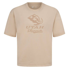 Utah Mammoth Levelwear Shadow Surge Luxe Signature Knit T-Shirt - Khaki T-shirts
