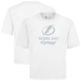 Tampa Bay Lightning Levelwear Shadow Surge Luxe Signature Knit T-Shirt - White T-shirts