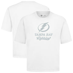 Tampa Bay Lightning Levelwear Shadow Surge Luxe Signature Knit T-Shirt - White T-shirts
