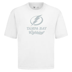 Tampa Bay Lightning Levelwear Shadow Surge Luxe Signature Knit T-Shirt - White T-shirts