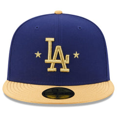 Los Angeles Dodgers 2026 Gold Collection 59FIFTY Fitted Hat Royal