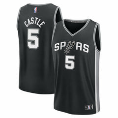 Stephon Castle San Antonio Spurs Fast Break Replica Jersey - Black - Icon Edition online