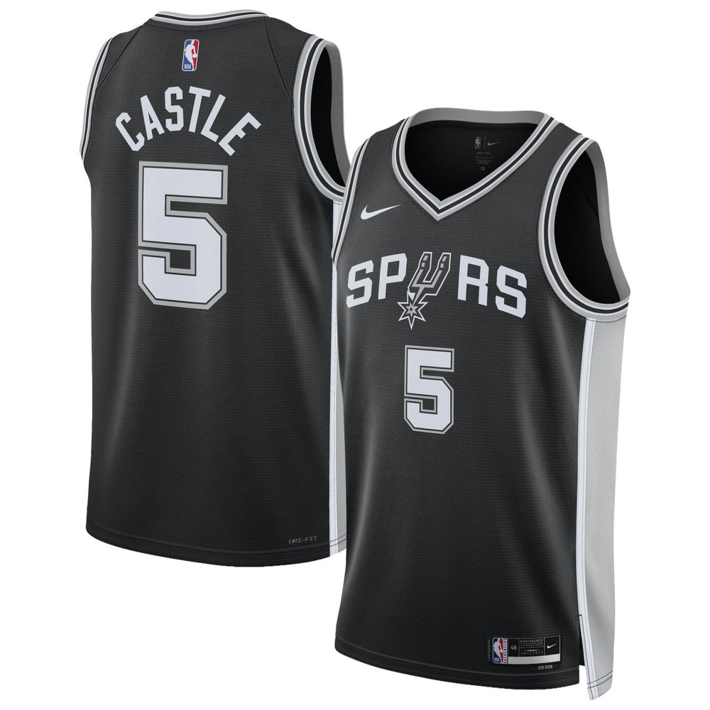 Stephon Castle San Antonio Spurs Unisex Swingman Jersey - Icon Edition - Black shop