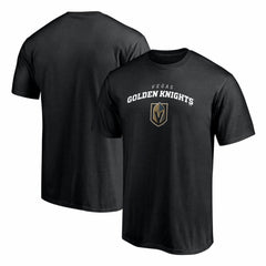 Vegas Golden Knights Team Lockup T-Shirt - Black T-shirts