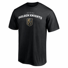 Vegas Golden Knights Team Lockup T-Shirt - Black T-shirts