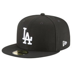Los Angeles Dodgers 2024/25 Back-to-Back Champions Diamond Side Patch 59FIFTY Fitted Hat Black