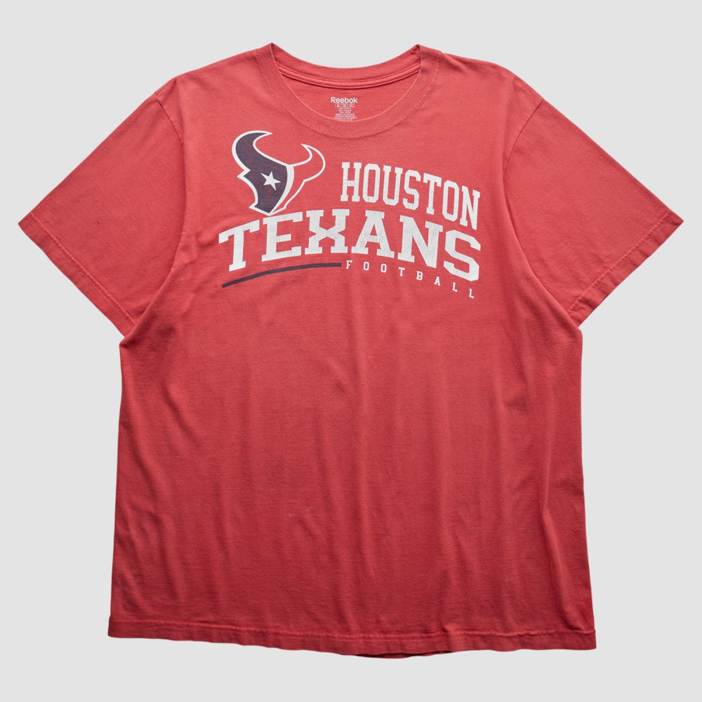 Houston Texans Reebok 2000s T-shirt - Red Vintage discount