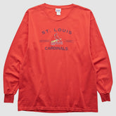 St. Louis Cardinals CSA 2000s Long Sleeve T-shirt Red Vintage