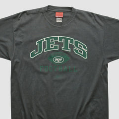 New York Jets Reebok 2000s T-shirt - Charcoal Vintage online