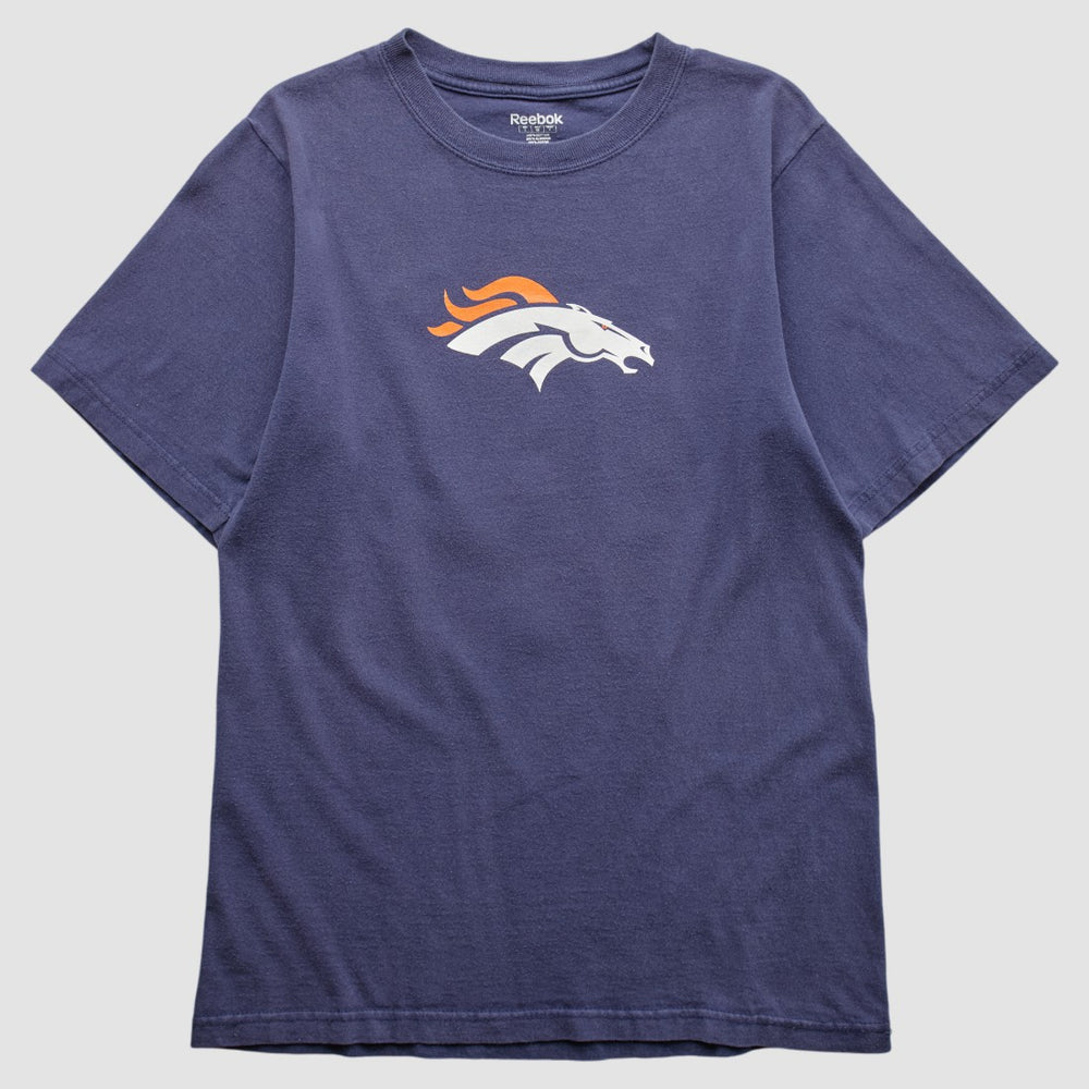 Denver Broncos Reebok 2000s T-shirt - Navy Vintage discount