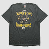 Pittsburgh Steelers NFL 2009 T-shirt - Charcoal Vintage outlet