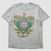 Chicago Cubs Salem Sportswear 90s T-shirt Heather Gray Vintage
