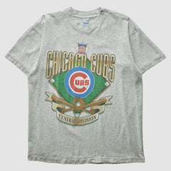 Chicago Cubs Salem Sportswear 90s T-shirt Heather Gray Vintage