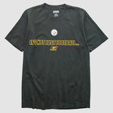 Pittsburgh Steelers Reebok 2000s T-shirt - Black Vintage cheap