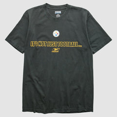 Pittsburgh Steelers Reebok 2000s T-shirt - Black Vintage cheap
