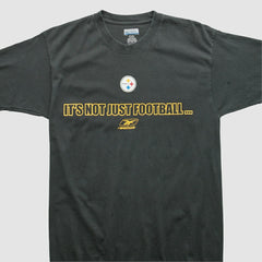Pittsburgh Steelers Reebok 2000s T-shirt - Black Vintage cheap