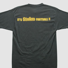 Pittsburgh Steelers Reebok 2000s T-shirt - Black Vintage cheap