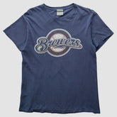 Milwaukee Brewers MLB 2000s T-shirt Navy Vintage