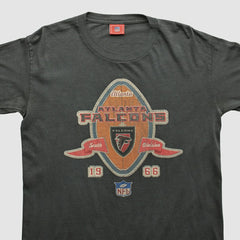 Atlanta Falcons NFL 2000s Long Sleeve T-shirt - Charcoal Vintage online