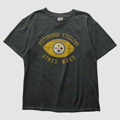Pittsburgh Steelers NFL 2000s T-shirt - Charcoal Vintage for sale
