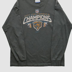 Chicago Bears Reebok 2000s Long Sleeve T-shirt - Charcoal Vintage outlet