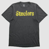 Pittsburgh Steelers Reebok 2000s T-shirt - Charcoal Vintage on sale