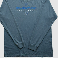 Indianapolis Colts Reebok 2000s Long Sleeve T-shirt - Blue Vintage for sale