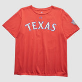 Texas Rangers Majestic 2010 T-shirt Red Vintage