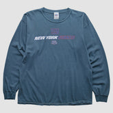 New York Giants NFL 2000s Long Sleeve T-shirt - Blue Vintage outlet