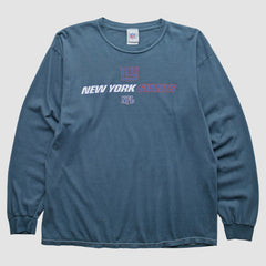 New York Giants NFL 2000s Long Sleeve T-shirt - Blue Vintage outlet