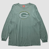 Green Bay Packers 2000s Long Sleeve T-shirt - Green Vintage online
