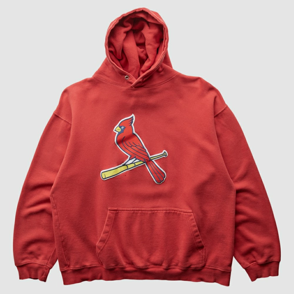 St. Louis Cardinals CSA 2000s Hooded Sweatshirt Red Vintage