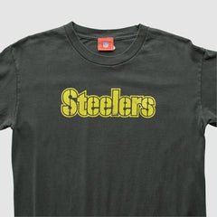 Pittsburgh Steelers NFL 2000s Long Sleeve T-shirt - Black Vintage discount