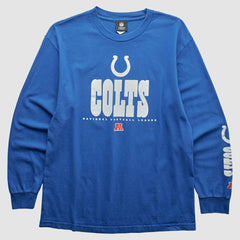 Indianapolis Colts NFL 2010s Long Sleeve T-shirt - Blue Vintage for sale