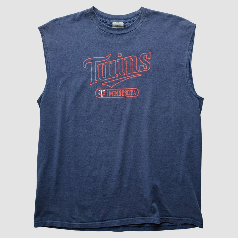 Minnesota Twins MLB 2000s Tank Navy Vintage