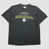 Pittsburgh Steelers 2000s T-shirt - Black Vintage discount